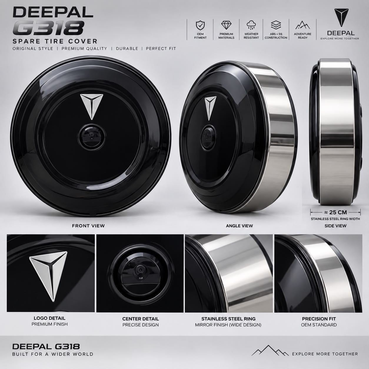 Spare Tire Cover – Brand Logo